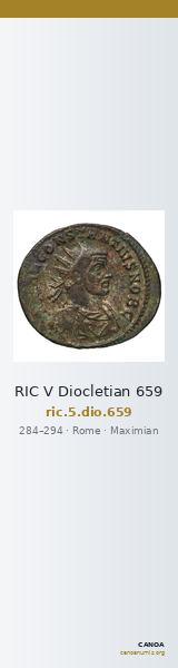 RIC V Diocletian 659 — CANOA