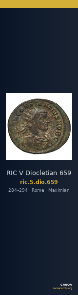 RIC V Diocletian 659 — CANOA