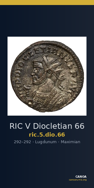 RIC V Diocletian 66 — CANOA