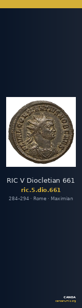 RIC V Diocletian 661 — CANOA
