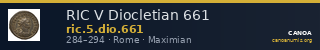 RIC V Diocletian 661 — CANOA