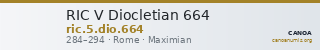 RIC V Diocletian 664 — CANOA