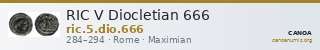 RIC V Diocletian 666 — CANOA