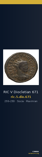 RIC V Diocletian 671 — CANOA
