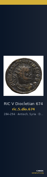 RIC V Diocletian 674 — CANOA