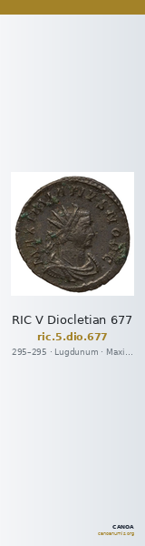 RIC V Diocletian 677 — CANOA