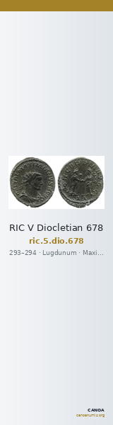 RIC V Diocletian 678 — CANOA