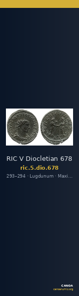 RIC V Diocletian 678 — CANOA