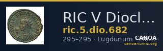 RIC V Diocletian 682 — CANOA