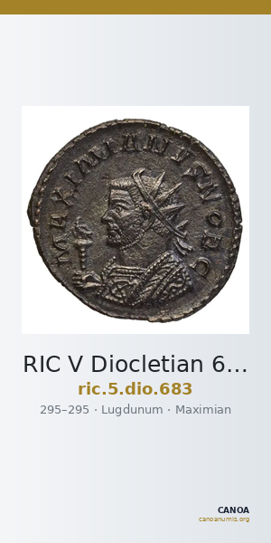 RIC V Diocletian 683 — CANOA