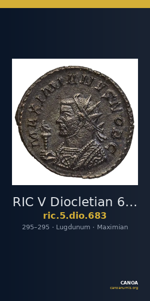 RIC V Diocletian 683 — CANOA
