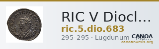 RIC V Diocletian 683 — CANOA