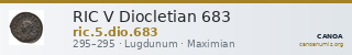 RIC V Diocletian 683 — CANOA