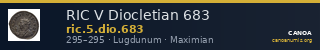 RIC V Diocletian 683 — CANOA
