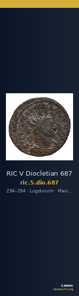 RIC V Diocletian 687 — CANOA
