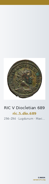 RIC V Diocletian 689 — CANOA