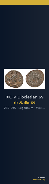 RIC V Diocletian 69 — CANOA