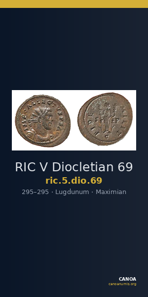 RIC V Diocletian 69 — CANOA