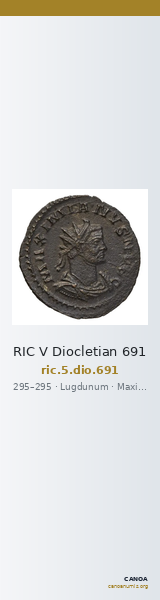 RIC V Diocletian 691 — CANOA