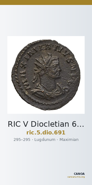 RIC V Diocletian 691 — CANOA