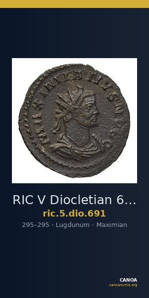 RIC V Diocletian 691 — CANOA