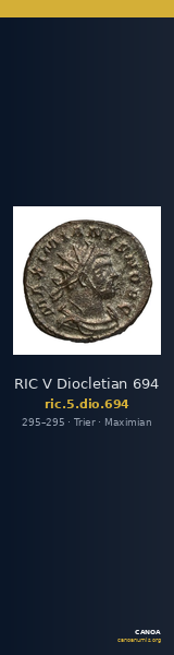 RIC V Diocletian 694 — CANOA