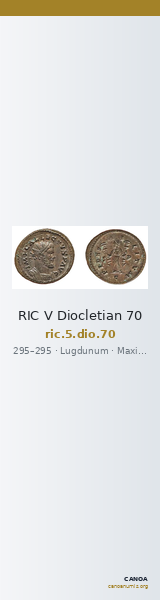 RIC V Diocletian 70 — CANOA