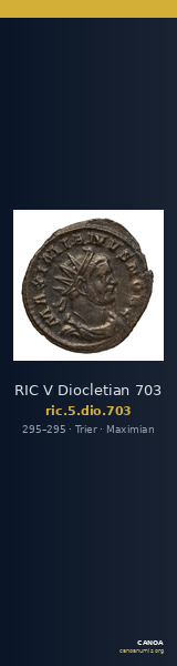 RIC V Diocletian 703 — CANOA