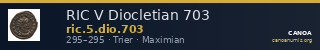 RIC V Diocletian 703 — CANOA