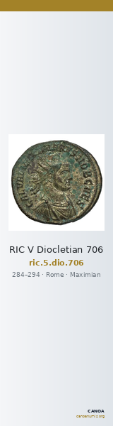 RIC V Diocletian 706 — CANOA