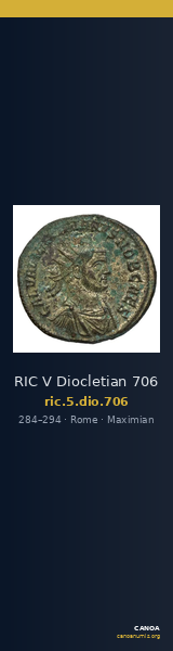 RIC V Diocletian 706 — CANOA