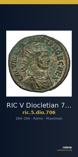 RIC V Diocletian 706 — CANOA