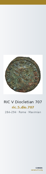RIC V Diocletian 707 — CANOA