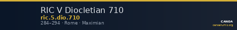 RIC V Diocletian 710 — CANOA