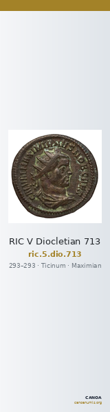 RIC V Diocletian 713 — CANOA
