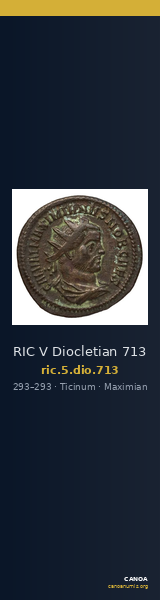 RIC V Diocletian 713 — CANOA