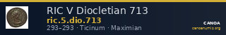 RIC V Diocletian 713 — CANOA