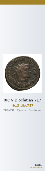 RIC V Diocletian 717 — CANOA