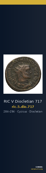 RIC V Diocletian 717 — CANOA