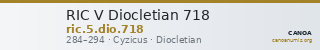RIC V Diocletian 718 — CANOA