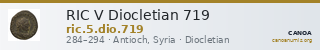 RIC V Diocletian 719 — CANOA