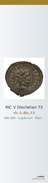 RIC V Diocletian 73 — CANOA