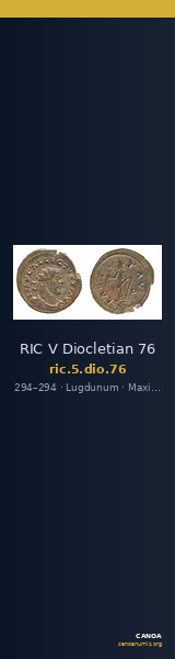 RIC V Diocletian 76 — CANOA