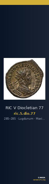 RIC V Diocletian 77 — CANOA