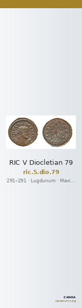 RIC V Diocletian 79 — CANOA