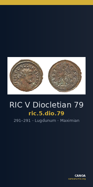 RIC V Diocletian 79 — CANOA