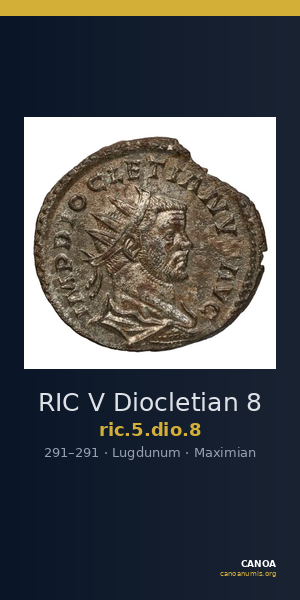 RIC V Diocletian 8 — CANOA