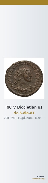 RIC V Diocletian 81 — CANOA