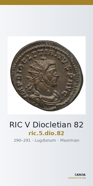 RIC V Diocletian 82 — CANOA