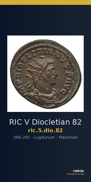 RIC V Diocletian 82 — CANOA